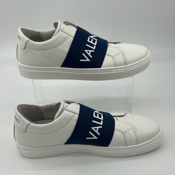 Men’s Mario Valentino Zeus Logo Leather Slip-On Sneakers. Size 9 US | MSRP: $489 - Picture 2 of 10